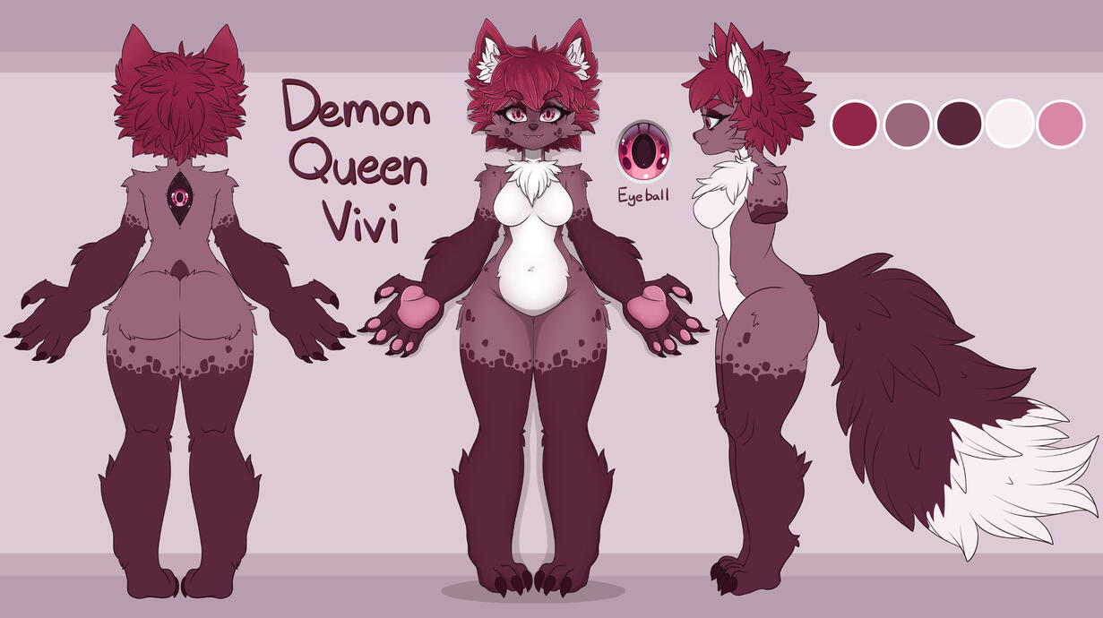 Furry DemonqueenVivi Character Sheet
