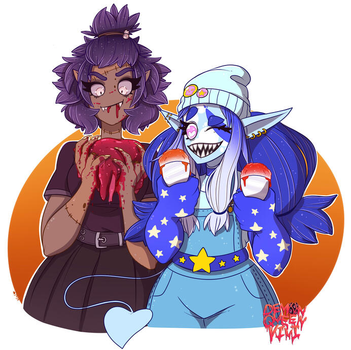 Monster Gals On a Food Date